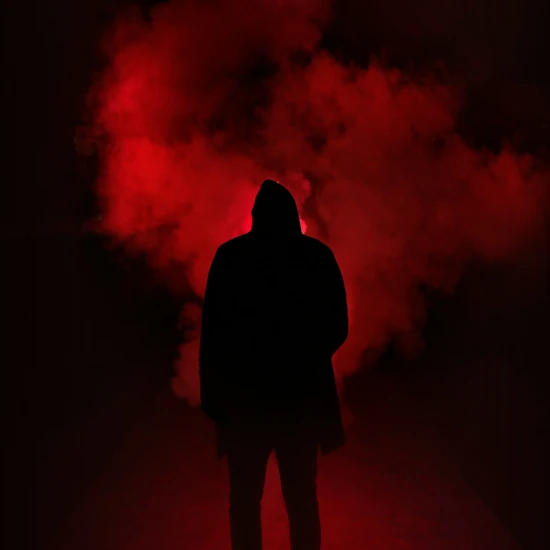 Figure In Smoke